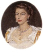HM Queen Elizabeth II painting by Sir James Gunn